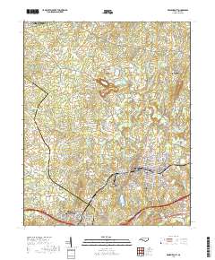 Bessemer City 2019 topographic map thumbnail
