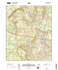 Beulaville 2019 topographic map thumbnail