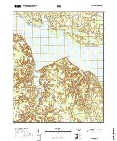 Blounts Bay 2019 topographic map thumbnail
