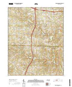 Brooks Crossroads 2019 topographic map thumbnail