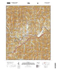 Bryson City 2019 topographic map thumbnail