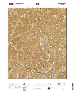 Bunches Bald 2019 topographic map thumbnail
