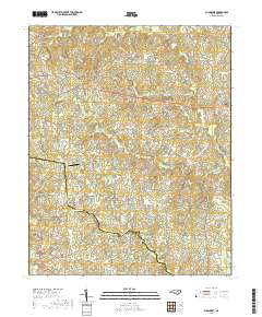 Bunn West 2019 topographic map thumbnail