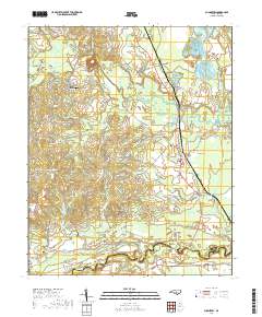 Bunnlevel 2019 topographic map thumbnail