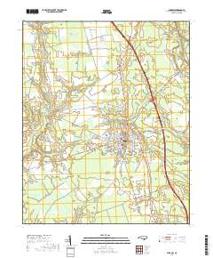 Burgaw 2019 topographic map thumbnail