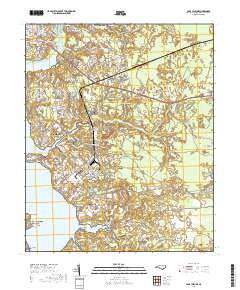 Camp Lejeune 2019 topographic map thumbnail