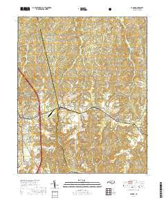 Candor 2019 topographic map thumbnail