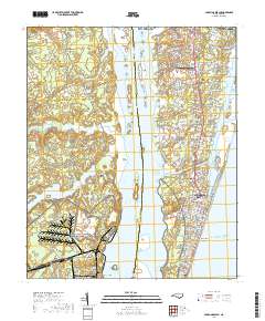 Carolina Beach 2019 topographic map thumbnail