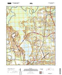 Castle Hayne 2019 topographic map thumbnail