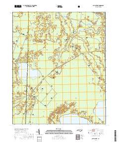 Catfish Lake 2019 topographic map thumbnail