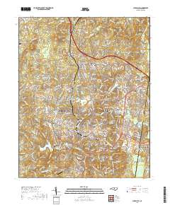 Chapel Hill 2019 topographic map thumbnail