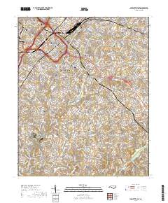 Charlotte East 2019 topographic map thumbnail