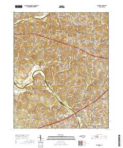 Clemmons 2019 topographic map thumbnail