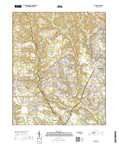 Clifdale 2019 topographic map thumbnail