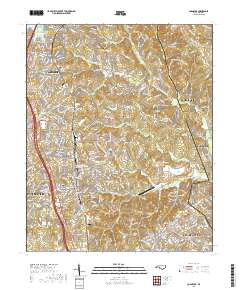 Cornelius 2019 topographic map thumbnail