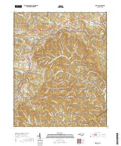 Deep Gap 2019 topographic map thumbnail