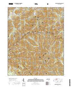 Dunsmore Mountain 2019 topographic map thumbnail