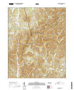 Dysartsville 2019 topographic map thumbnail