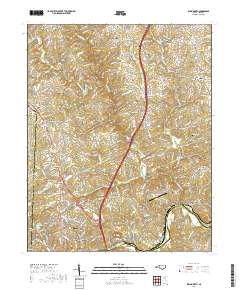 Elkin North 2019 topographic map thumbnail