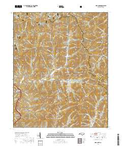 Fines Creek 2019 topographic map thumbnail