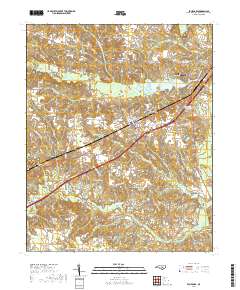 Four Oaks 2019 topographic map thumbnail