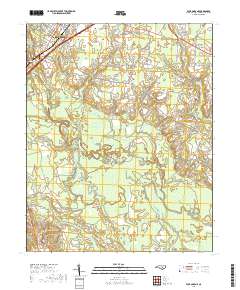 Four Oaks NE 2019 topographic map thumbnail