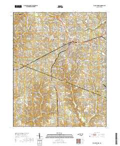 Fuquay-Varina 2019 topographic map thumbnail