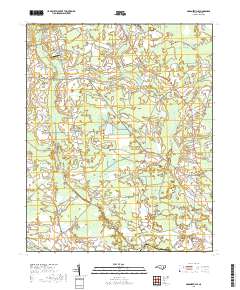 Gardnerville 2019 topographic map thumbnail