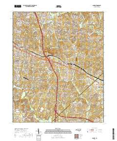 Garner 2019 topographic map thumbnail