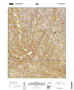 Gastonia South 2019 topographic map thumbnail