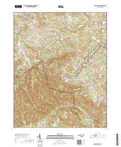 Glade Valley 2019 topographic map thumbnail