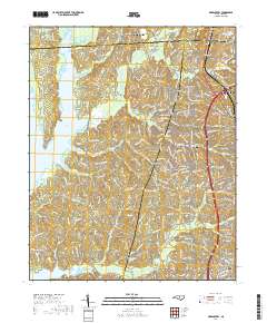 Green Level 2019 topographic map thumbnail