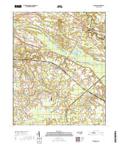 Grimesland 2019 topographic map thumbnail