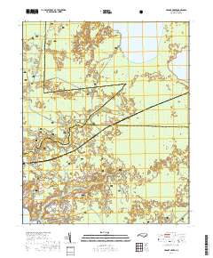 Hadnot Creek 2019 topographic map thumbnail