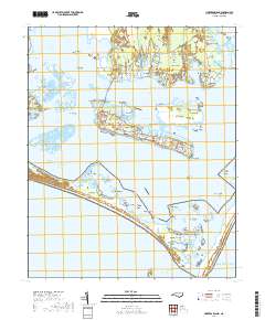 Harkers Island 2019 topographic map thumbnail
