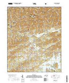 Hayesville 2019 topographic map thumbnail