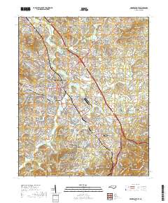 Hendersonville 2019 topographic map thumbnail
