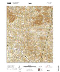 Hiddenite 2019 topographic map thumbnail
