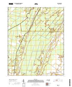 Hoke 2019 topographic map thumbnail
