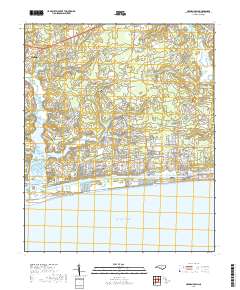 Holden Beach 2019 topographic map thumbnail