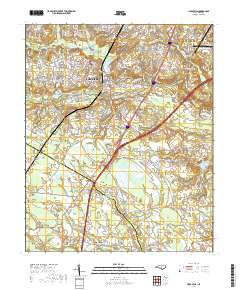 Hope Mills 2019 topographic map thumbnail