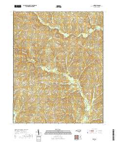 Inez 2019 topographic map thumbnail
