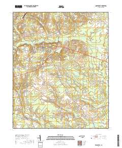 Kenansville 2019 topographic map thumbnail