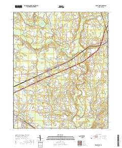 Kenly West 2019 topographic map preview