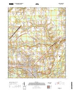 Kinston 2019 topographic map thumbnail