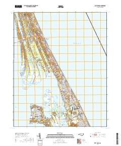 Kitty Hawk 2019 topographic map thumbnail