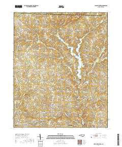 Lake Burlington 2019 topographic map thumbnail