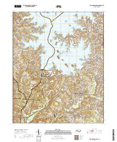 Lake Norman South 2019 topographic map thumbnail