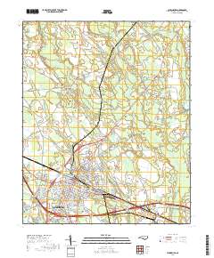 Laurinburg 2019 topographic map thumbnail