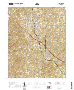 Liberty 2019 topographic map thumbnail